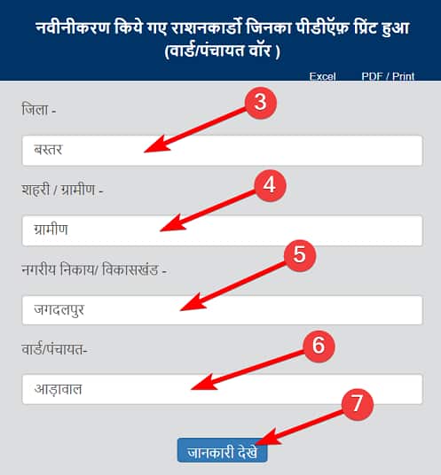 न्यू Chhattisgarh Ration Card List 2023 में ऑनलाइन नाम कैसे देखें? CG Rashan Card List APL BPL
