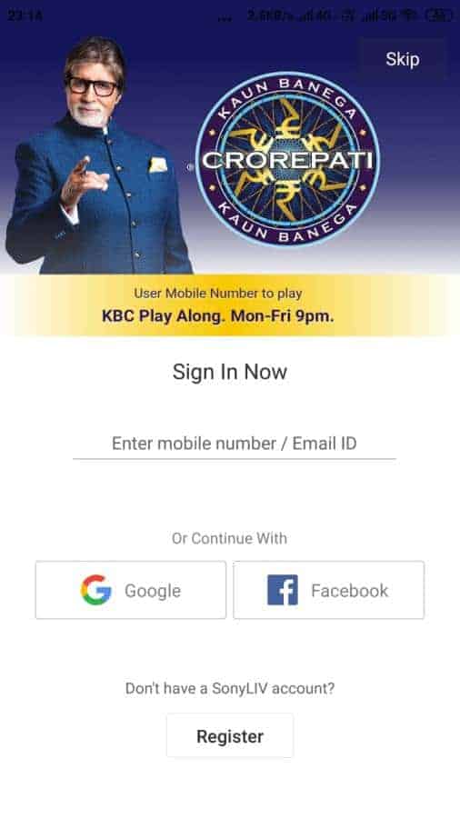 Online KBC Registration Sony Liv Par Kaise Kare Online KBC Registration Sony Liv Par Kaise Kare