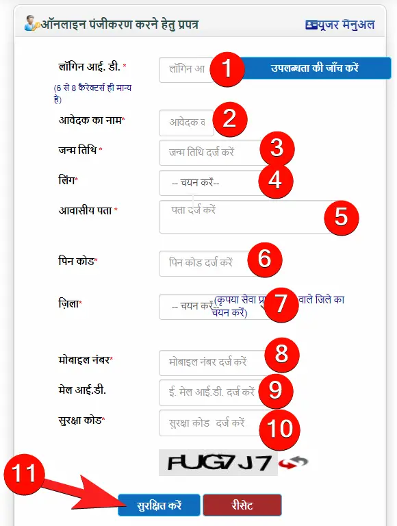 उत्तर प्रदेश परिवार रजिस्टर नकल ऑनलाइन आवेदन , कुटुम्ब रजिस्टर नकल फॉर्म
