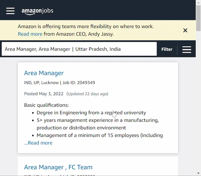 अमेज़न में जॉब कैसे पाये? Amazon Me Job Apply Kaise Kare?